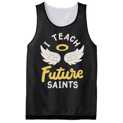 I Teach Future Saints Mesh Reversible Basketball Jersey Tank