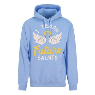 I Teach Future Saints Unisex Surf Hoodie