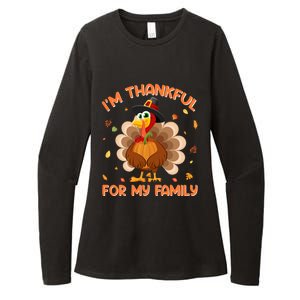 IM Thankful For My Family Thanksgiving Day Family Matching Funny Gift Womens CVC Long Sleeve Shirt