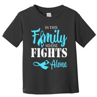 In This Family No One Fights Alone Diabetes Awareness Toddler T-Shirt