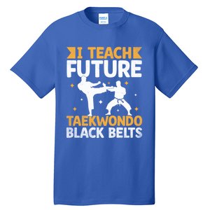 I Teach Future Taekwondo Black Belts Martial Arts Tkd Gift Tall T-Shirt