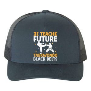 I Teach Future Taekwondo Black Belts Martial Arts Tkd Gift Yupoong Adult 5-Panel Trucker Hat