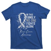 In This Family No One Fights Alone Gift Brain Cancer T-Shirt