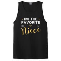 I'm the Favorite Niece Funny Niece Saying Colored Heart PosiCharge Competitor Tank