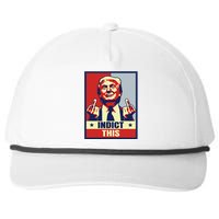 Indict This Funny Trump 2024 Snapback Five-Panel Rope Hat