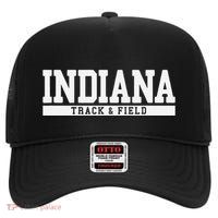 Indiana Track & Field High Crown Mesh Back Trucker Hat