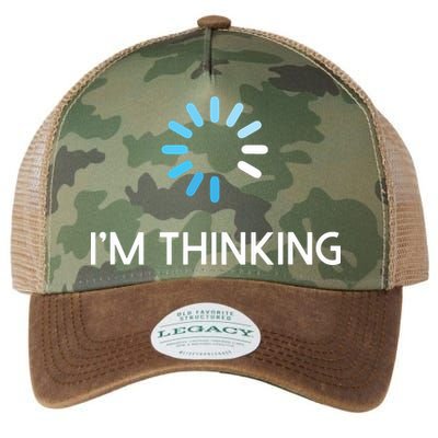 Im Thinking For Geeks Nerds Funny Programmers Tee Legacy Tie Dye Trucker Hat