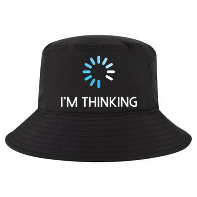 Im Thinking For Geeks Nerds Funny Programmers Tee Cool Comfort Performance Bucket Hat