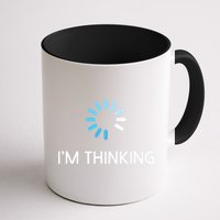 Im Thinking For Geeks Nerds Funny Programmers Tee Mug