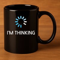 Im Thinking For Geeks Nerds Funny Programmers Tee 11oz C Handle Ceramic Mug