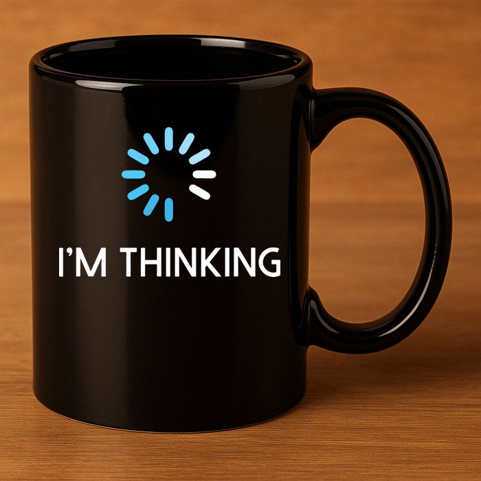 Im Thinking For Geeks Nerds Funny Programmers Tee 11oz C Handle Ceramic Mug