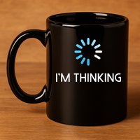 Im Thinking For Geeks Nerds Funny Programmers Tee 11oz C Handle Ceramic Mug