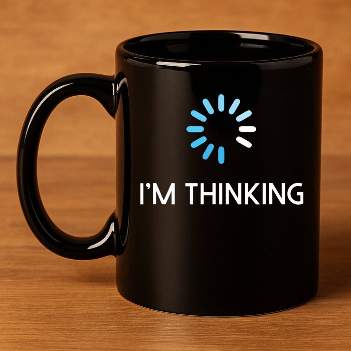 Im Thinking For Geeks Nerds Funny Programmers Tee 11oz C Handle Ceramic Mug