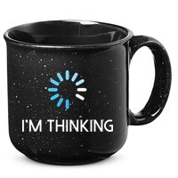 Im Thinking For Geeks Nerds Funny Programmers Tee 15oz Campfire Ceramic Mug