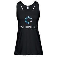 Im Thinking For Geeks Nerds Funny Programmers Tee Ladies Essential Flowy Tank