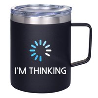 Im Thinking For Geeks Nerds Funny Programmers Tee 12oz Stainless Steel Coffee Mug