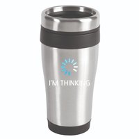 Im Thinking For Geeks Nerds Funny Programmers Tee 16oz Travel Tumbler