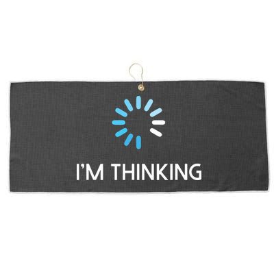 Im Thinking For Geeks Nerds Funny Programmers Tee Large Microfiber Waffle Golf Towel