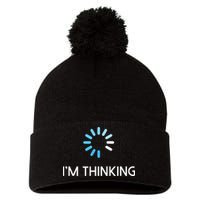 Im Thinking For Geeks Nerds Funny Programmers Tee Pom Pom 12in Knit Beanie