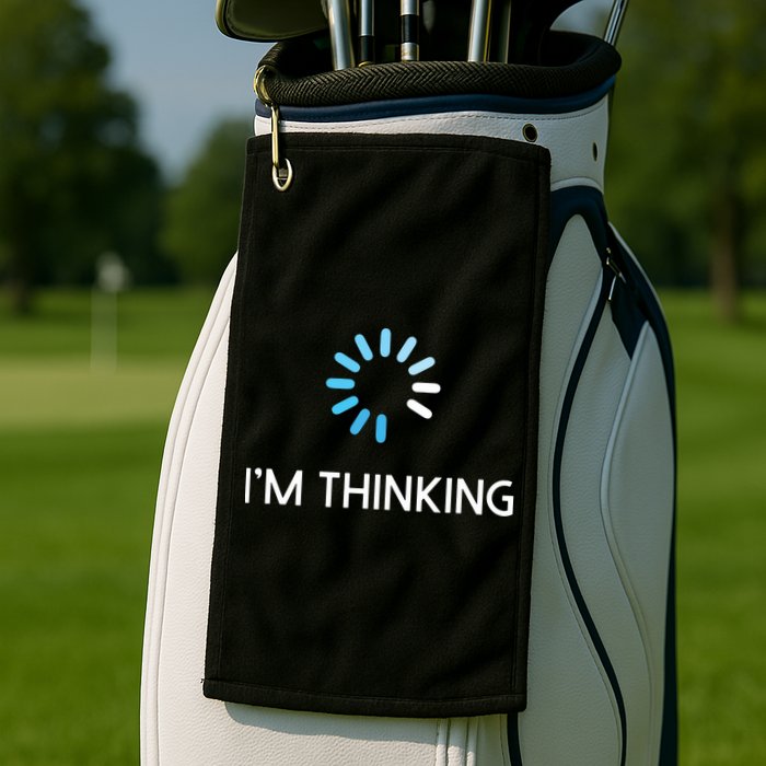 Im Thinking For Geeks Nerds Funny Programmers Tee Golf Towel