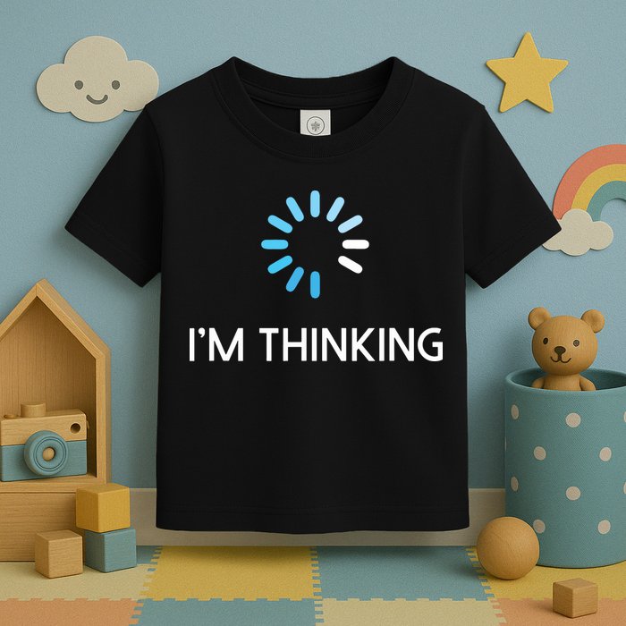 Im Thinking For Geeks Nerds Funny Programmers Tee Toddler T-Shirt