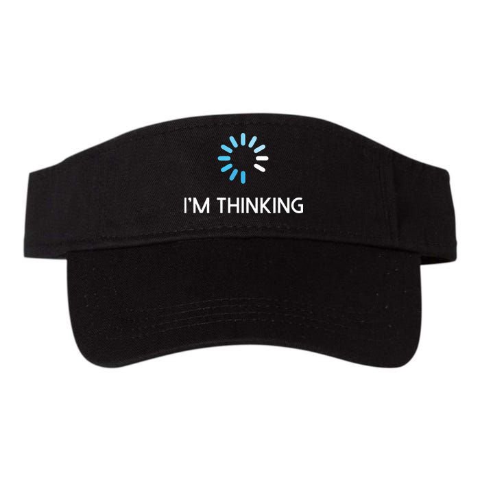 Im Thinking For Geeks Nerds Funny Programmers Tee Visor
