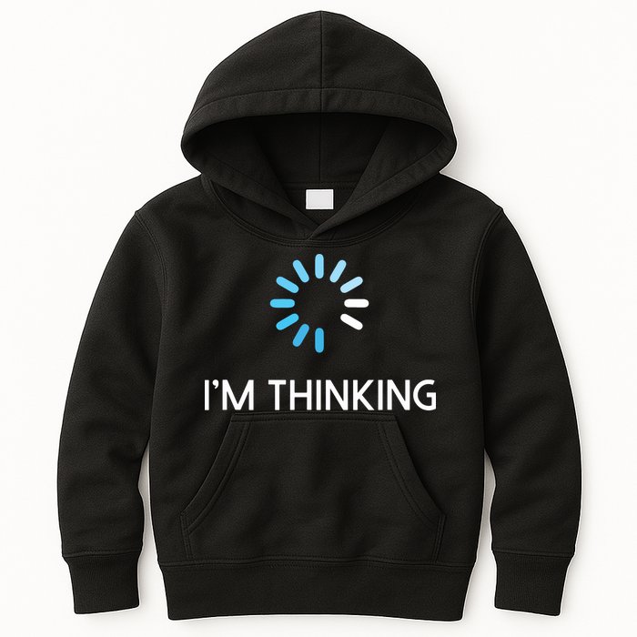 Im Thinking For Geeks Nerds Funny Programmers Tee Kids Hoodie
