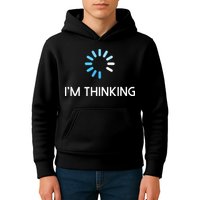 Im Thinking For Geeks Nerds Funny Programmers Tee Kids Hoodie