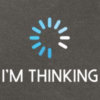 Im Thinking For Geeks Nerds Funny Programmers Tee Cotton Canvas Backpack