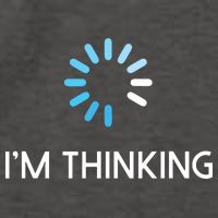 Im Thinking For Geeks Nerds Funny Programmers Tee Vector Backpack