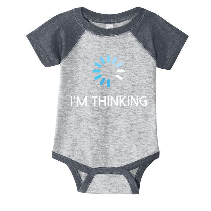 Im Thinking For Geeks Nerds Funny Programmers Tee Infant Baby Jersey Bodysuit