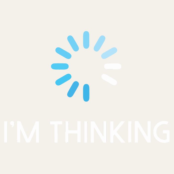 Im Thinking For Geeks Nerds Funny Programmers Tee Poster