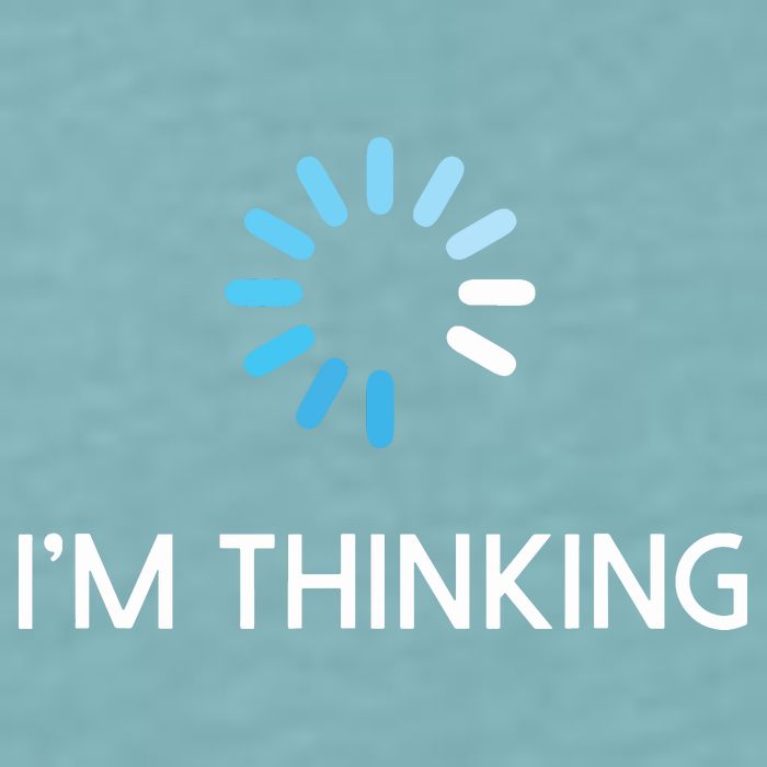 Im Thinking For Geeks Nerds Funny Programmers Tee Sueded Cloud Jersey T-Shirt