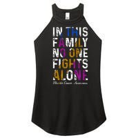 In This Family No One Fight Alone Bladder Cancer Awareness Women's Perfect Tri Rocker Tank