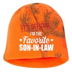 Im The Favorite Son In Law Funny Gift Kati - Camo Knit Beanie