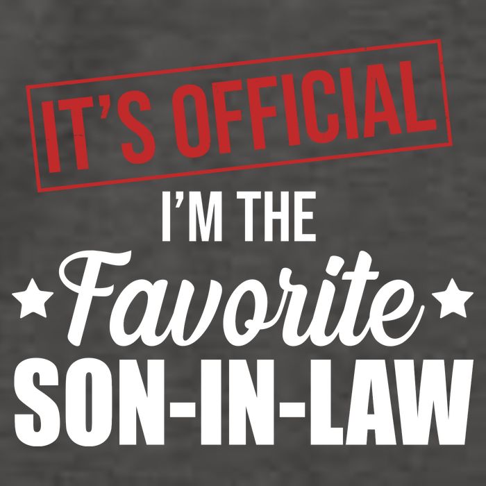 Im The Favorite Son In Law Funny Gift Vector Backpack
