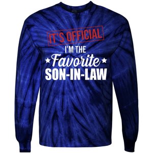 Im The Favorite Son In Law Funny Gift Tie-Dye Long Sleeve Shirt