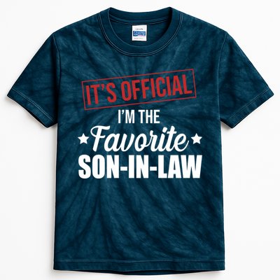 Im The Favorite Son In Law Funny Gift Kids Tie-Dye T-Shirt