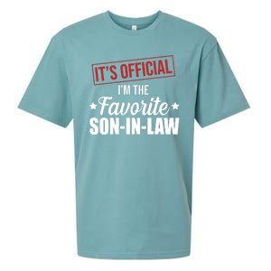 Im The Favorite Son In Law Funny Gift Sueded Cloud Jersey T-Shirt