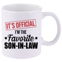 Im The Favorite Son In Law Funny Gift 11oz C Handle Ceramic Mug