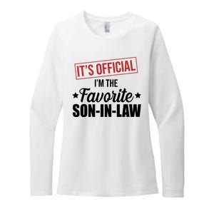 Im The Favorite Son In Law Funny Gift Womens CVC Long Sleeve Shirt