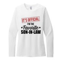 Im The Favorite Son In Law Funny Gift Womens CVC Long Sleeve Shirt