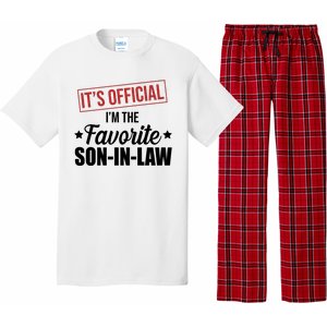 Im The Favorite Son In Law Funny Gift Pajama Set