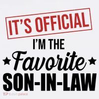 Im The Favorite Son In Law Funny Gift Flatbill Hat