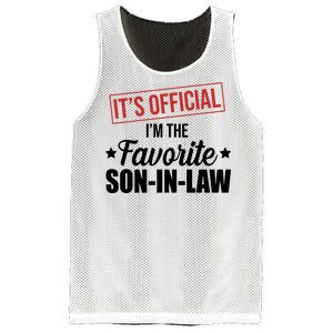 Im The Favorite Son In Law Funny Gift Mesh Reversible Basketball Jersey Tank