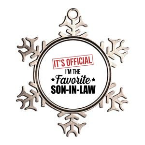 Im The Favorite Son In Law Funny Gift Metallic Star Ornament