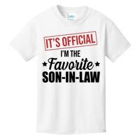 Im The Favorite Son In Law Funny Gift Kids T-Shirt