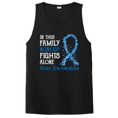 In This Family Nobody Fights Alone Gout Gift PosiCharge Competitor Tank