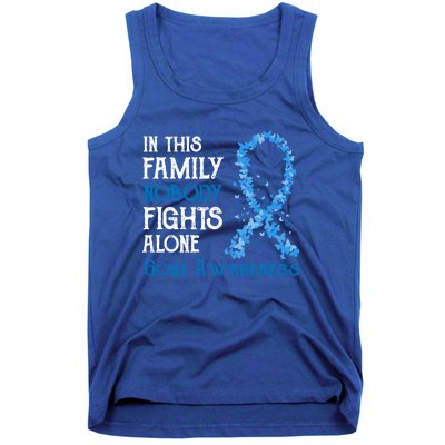 In This Family Nobody Fights Alone Gout Gift Tank Top