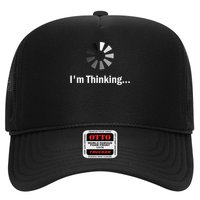 I'm Thinking For Geeks Nerds Programmers Funny Trucker Hat